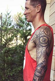 Pompa pria kembang totem tattoo tato kacida kasép