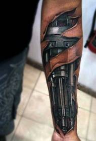 ຮູບແບບ tattoo ແຂນແຂນຊາຍທີ່ມີປະສິດທິພາບສູງ