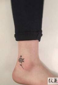 padrão de tatuagem pequena no tornozelo fresco Daquan