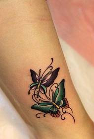Knöchel Schmetterling Tattoo Bild