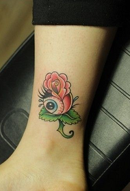 meisies kaal blomme oë tattoo patroon