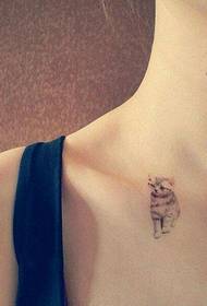 աղջիկ clavicle բավականին խելոք գիսաստղ տղամարդ Tattoo