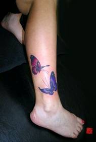 vacker vacker ankel fjäril tatuering