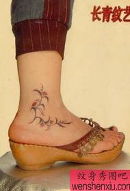 footed dog tail grass tattoo pattern - Xiangyang Tattoo Show Bild empfohlen