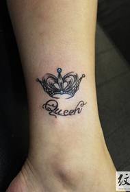 Ti gason ak tifi cheviy ti Crown foto tatoo 90165 - modèl ti tatoo fre Daquan