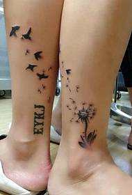 dandelion nge tattoo yentaka ezimbini