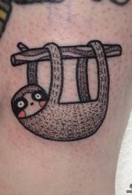 Ang gamay nga cartoon cartoon gamay nga tubig nga tapulan sa parisan sa tattoo