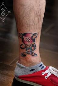 Padrão de tatuagem de tornozelo Choba de uma peça