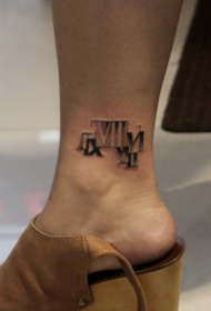 pola tattoo ankle