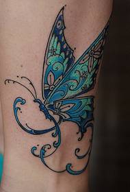 tattoo butterfly ສີຟ້າທີ່ສວຍງາມຢູ່ໃນຂໍ້ຕີນ 90059- ຄໍເຕົ້າໄຂ່ທີ່ແຕກຕ່າງກັນຂອງຄົນອັບເດດ: tattoo