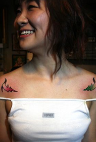 diki nyowani chest chest symmetry totem tattoo maitiro
