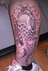 красивий класичний татуювання кальмарів теляти