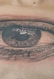 acu tetovējums zēniem zem apkakle Acu tetovējums attēls