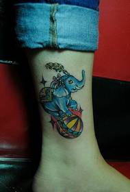 circus elefante tatuaggio elefante 89816-vitellu Tang tatu di leone