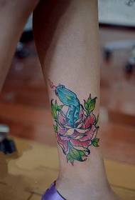 цвеќиња и змијарки персонализирана шема на тетоважи