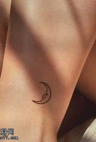 footed little moon totem tattoo pattern