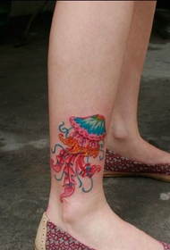 legging jellyfish Tattoo maitiro