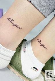 Vječna ljubav otisak par tetovaža