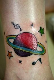 persoonlijkheid planeet patroon Tattoo