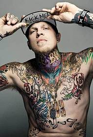 Nnukwu ihe ngosi Birdman Anderson Tattoo, ọmarịcha na ọmarịcha