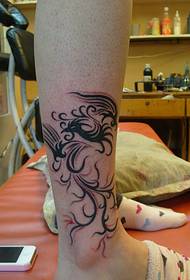 გოგონა Phoenix Totem tattoo ნიმუში Daquan