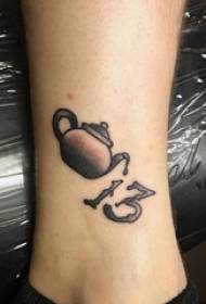 ຕີນຮູບແຕ້ມຮູບຂອງ Tattoo Digital Design ຂອງເດັກຍິງໃນການສ້າງຮູບພາບ Tattoo Digital Design ແບບສ້າງສັນ