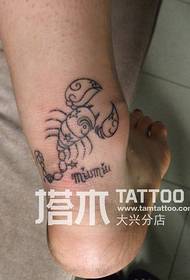 pinzette da donna scorpione tatuaggio caviglia tatuaggio