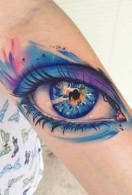 divan uzorak akvarela za tetovažu očiju