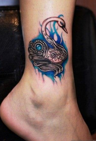 Legs Fi Little Tattoo Swan