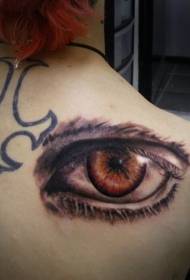 eye tattoo creative at malinaw na pattern ng tattoo sa mata