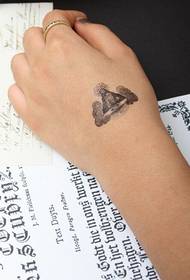 mano indietro personalità Gesù tatuaggio 91686 - tatuaggio totem bianco e nero di Van Gogh alternativo