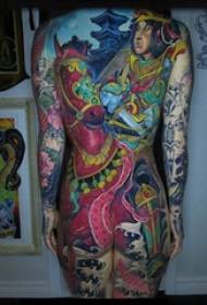 female full back tattoo girl back and horse tattoo pictures