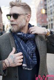Europese mode mode mannelijke persoonlijkheid terug tattoo 91752-creatieve meteoor hand terug tattoo