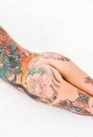 schoonheid full body tattoo