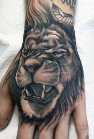 tatuaggi a mano sul retro di vari disegni di tatuaggio a mano sul retro grigio-nero