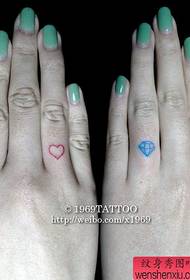 Xiaoqing Anfänger Weste Diamant Tattoo funktioniert
