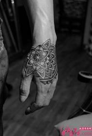 hand black and white alternative vanilla totem