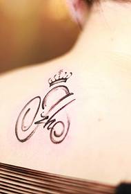 гардан пушти тоҷи эҷодӣ English тасвири tattoo