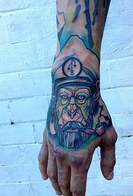 rankos nugaros totemo tatuiruotės tatuiruotės asmenybė