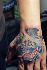 ruka zpět klasické barevné malé prajna tetování vzor