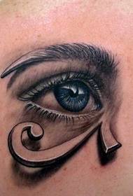 3D реалістичні татуювання очей 91093-3d реалістичні татуювання очей 91094 - жіночі назад реалістичні татуювання очей та квітів