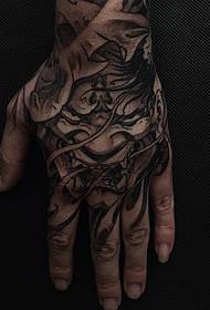 ruka zpět tetování vzor