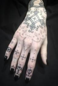 простая татуировка на задней части руки признательность татуировки