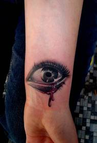wrist eye tattoo pattern
