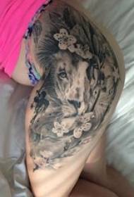testa di leone foto di tatuaggi culo culo di ragazza di leone di tatuaggio di testa di leone