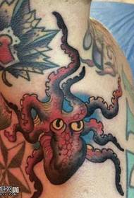 Neck Squid Tattoo Tattoo
