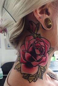 style tattoo fashion neck on the neck