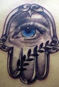 Fatima's handoogplant tattoo-patroon