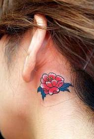 oor pioen tattoo foto