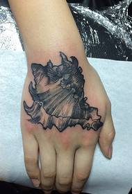 conch bag back Tattoo wêneyên pir kesane ne